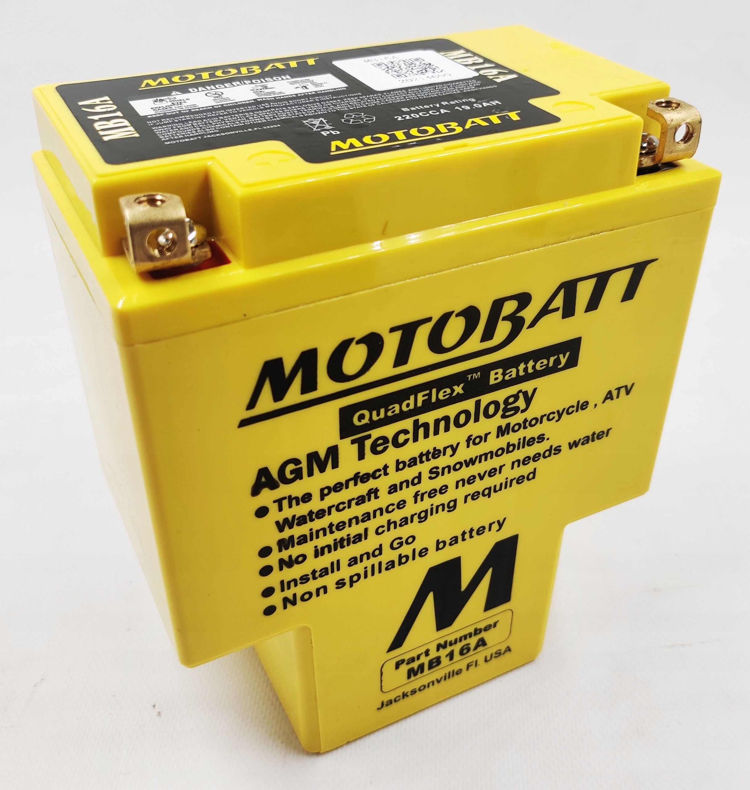 Batéria Motobatt MB16A 12V 19Ah 220A HYB16A-A