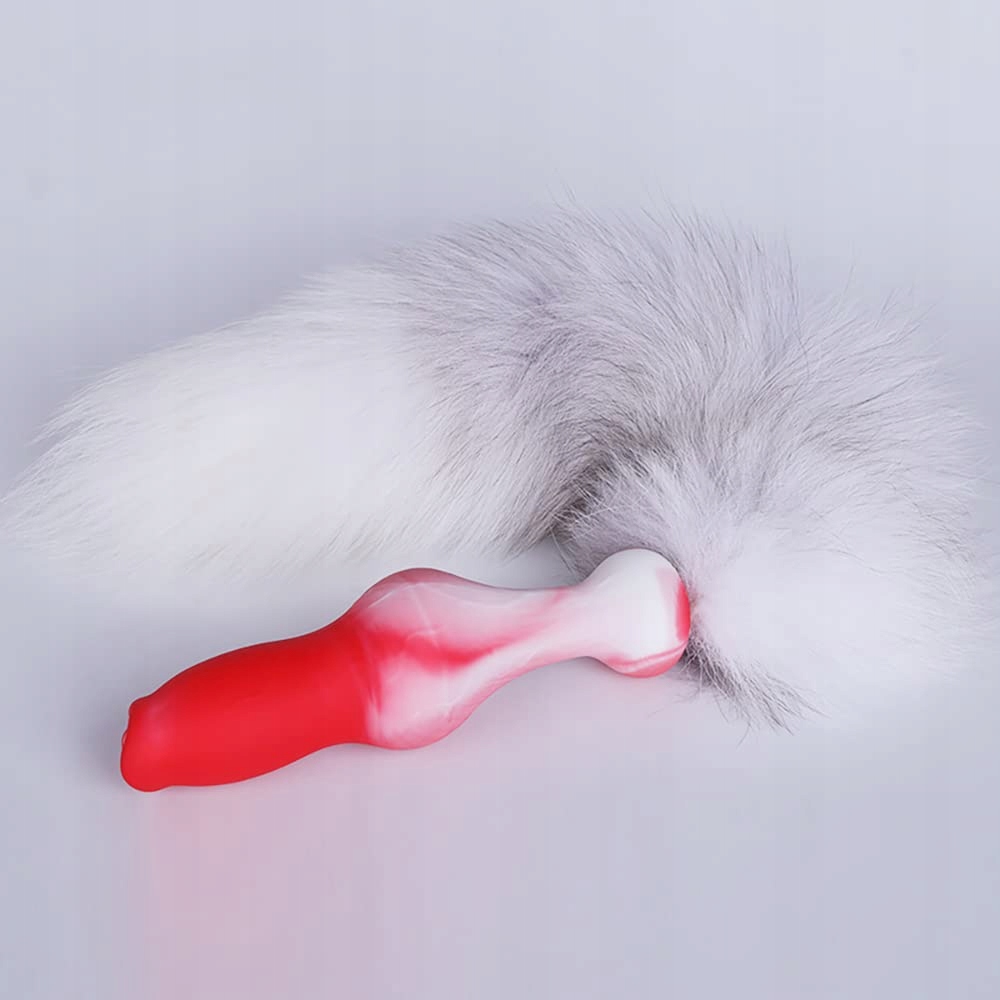 JIXAXE Realistyczny Dildo Wilczy z Ogonem Analnym Zestaw Dla Kobiet Cosplay — miniatura 8
