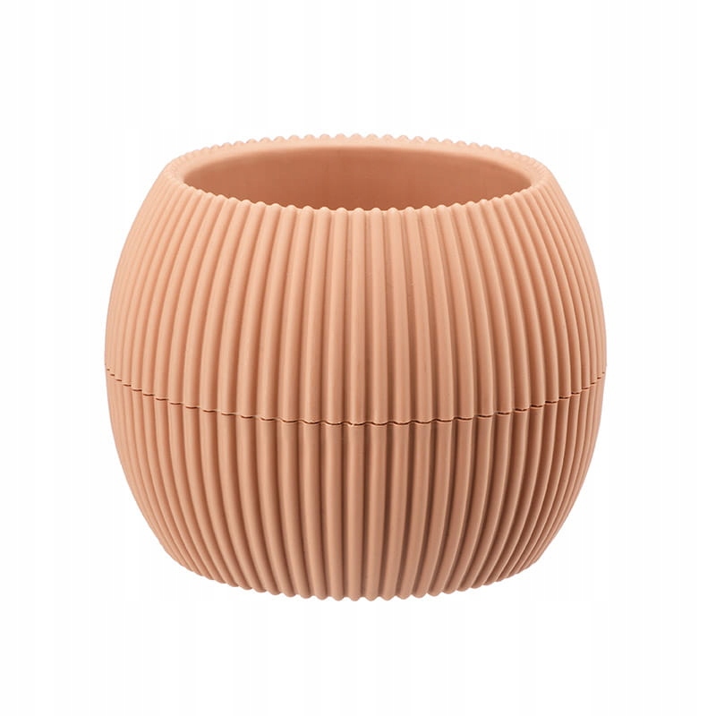 

Doniczka plastikowa z podstawką kula Coral 14,5 cm