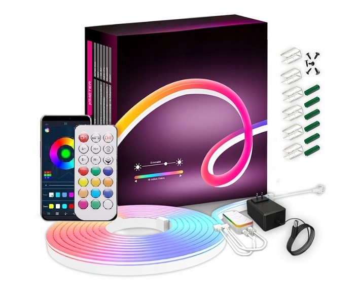 Taśma Led 8M Neon 5050 Rgbic Bluetooth Aplikacja
