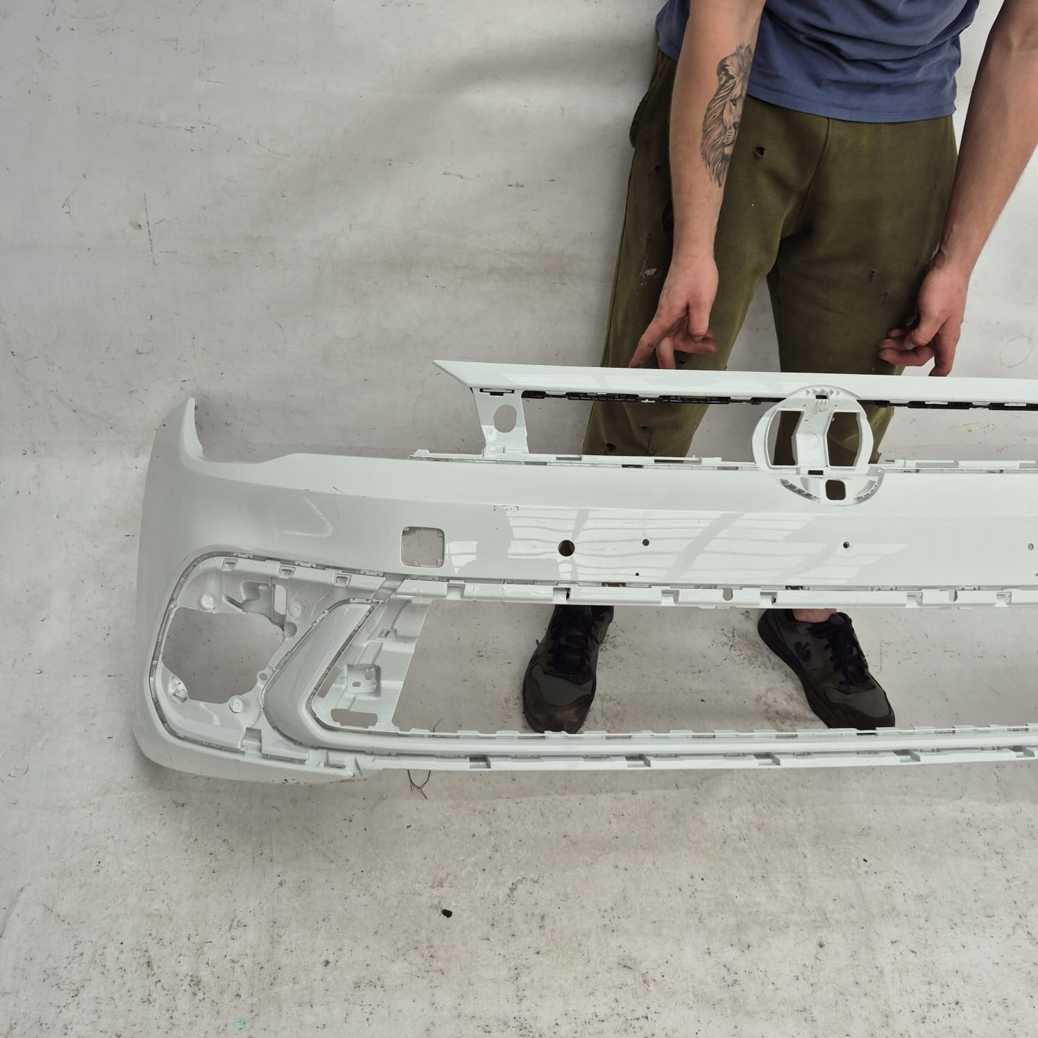 VW POLO VI 6 2G LIFT 21-> bumper front front PDC