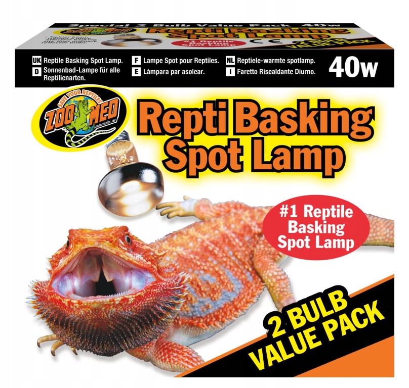 Zmd vyhriv.lampa Basking Spot 2ks 40W