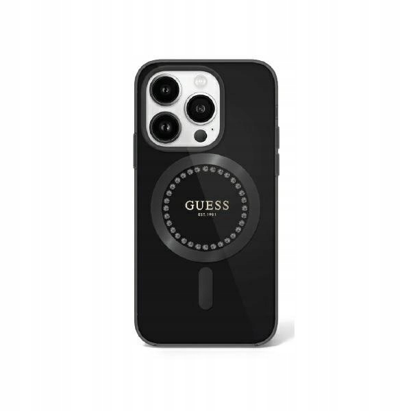 Guess GUHMP16LPFTDTEK iPhone 16 Pro 6.3" czarny/black hardcase IML Rhi