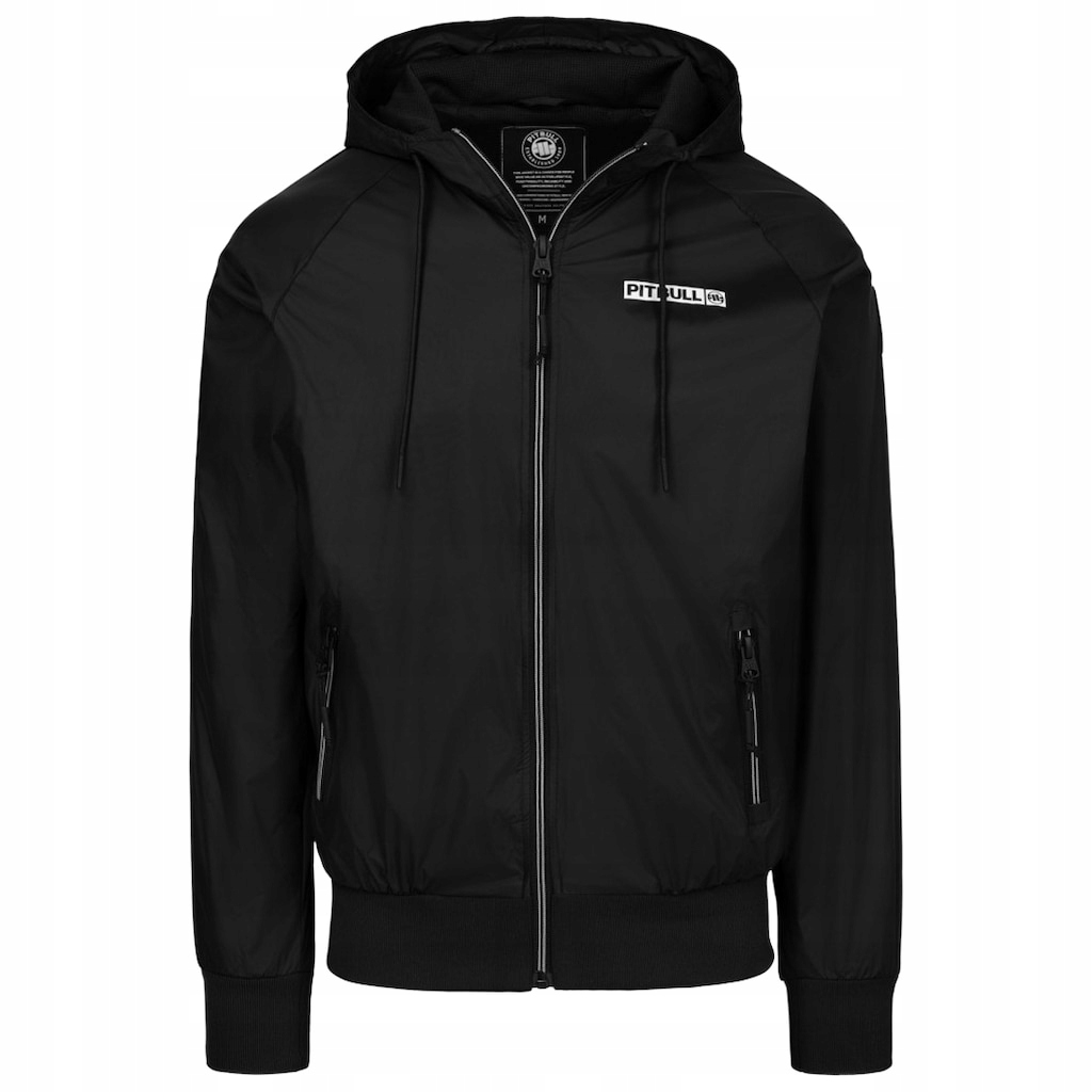 Pánská s kapucí s kapucí Pitbull Athletic Logo II Hooded černá L