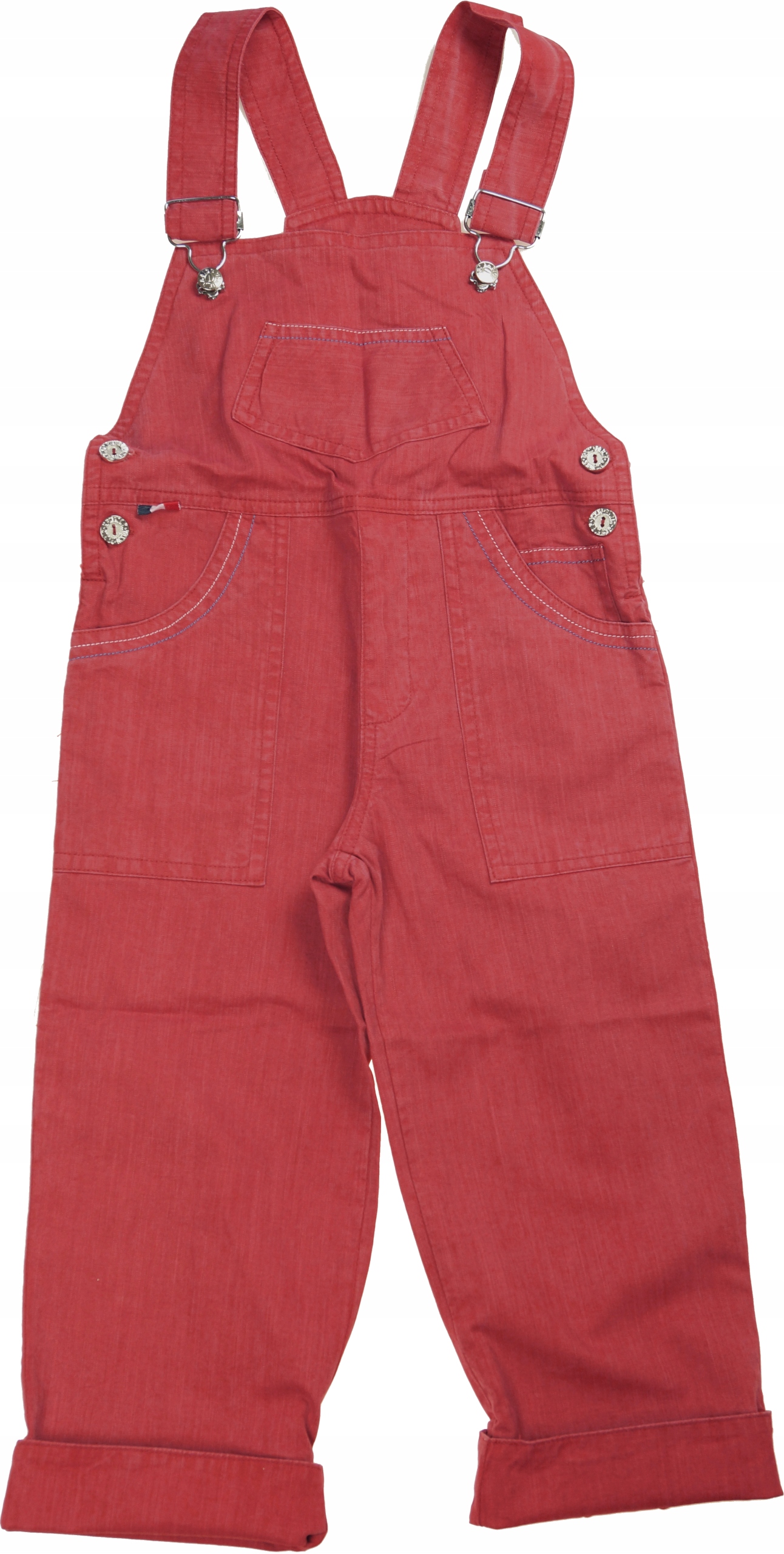 

0201_Ogrodniczki wiosenno- letnie rozm 116 czerwon