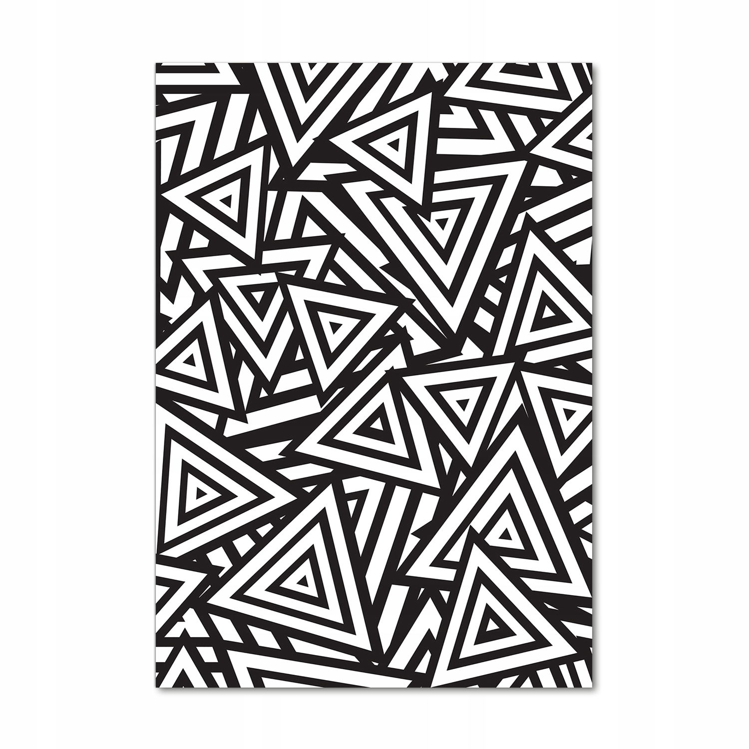 

Foto obraz szkło hartowane Trójkąty tło 70x100 cm