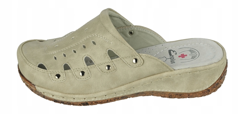 KLAPKI DAMSKIE LETNIE ZDROWOTNE 0042-6 Długość wkładki 25.7 cm