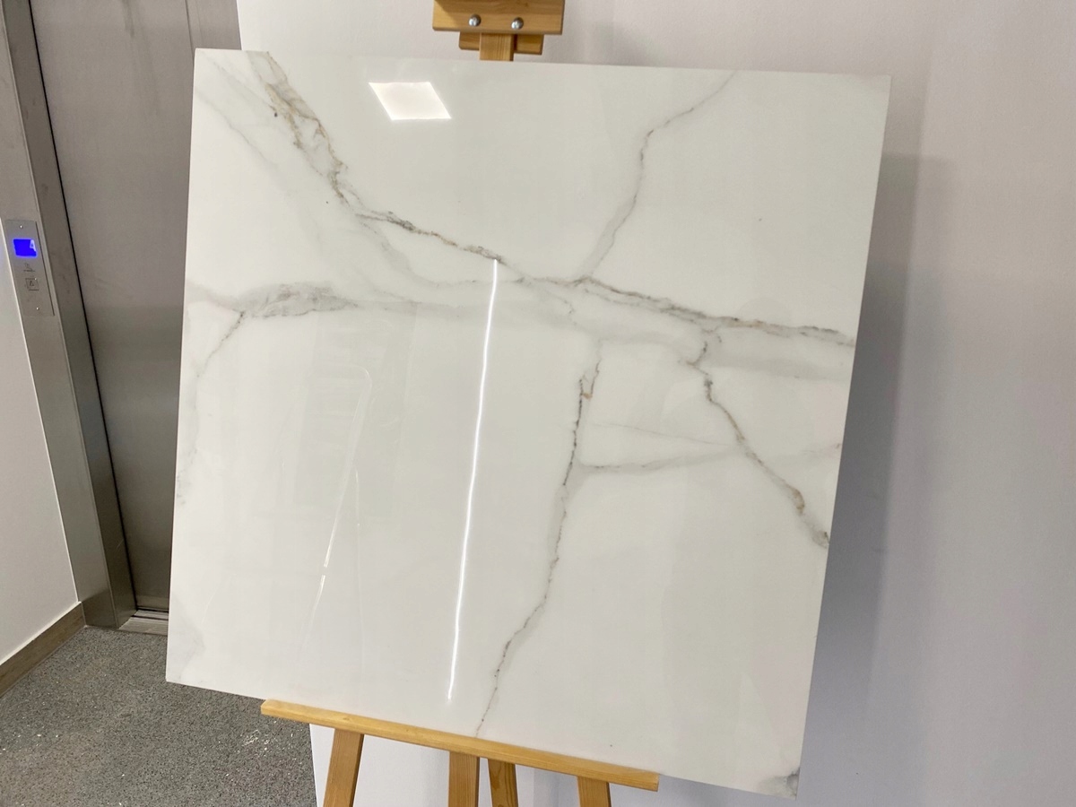 gres płytka Marmur Carrara 80x80 połysk nowość