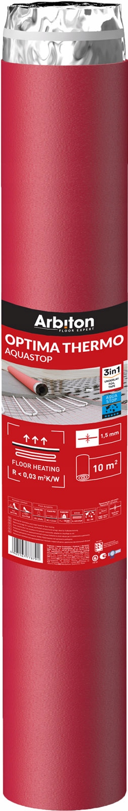 

Podkład Arbiton Optima Thermo Aquastop 1,5mm 3w1