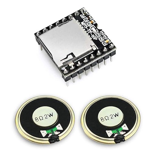 MINI ODTWARZACZ MP3 DFPLAYER MODUŁ ARDUINO DIY GŁOŚNIKI METALOWA metalowy