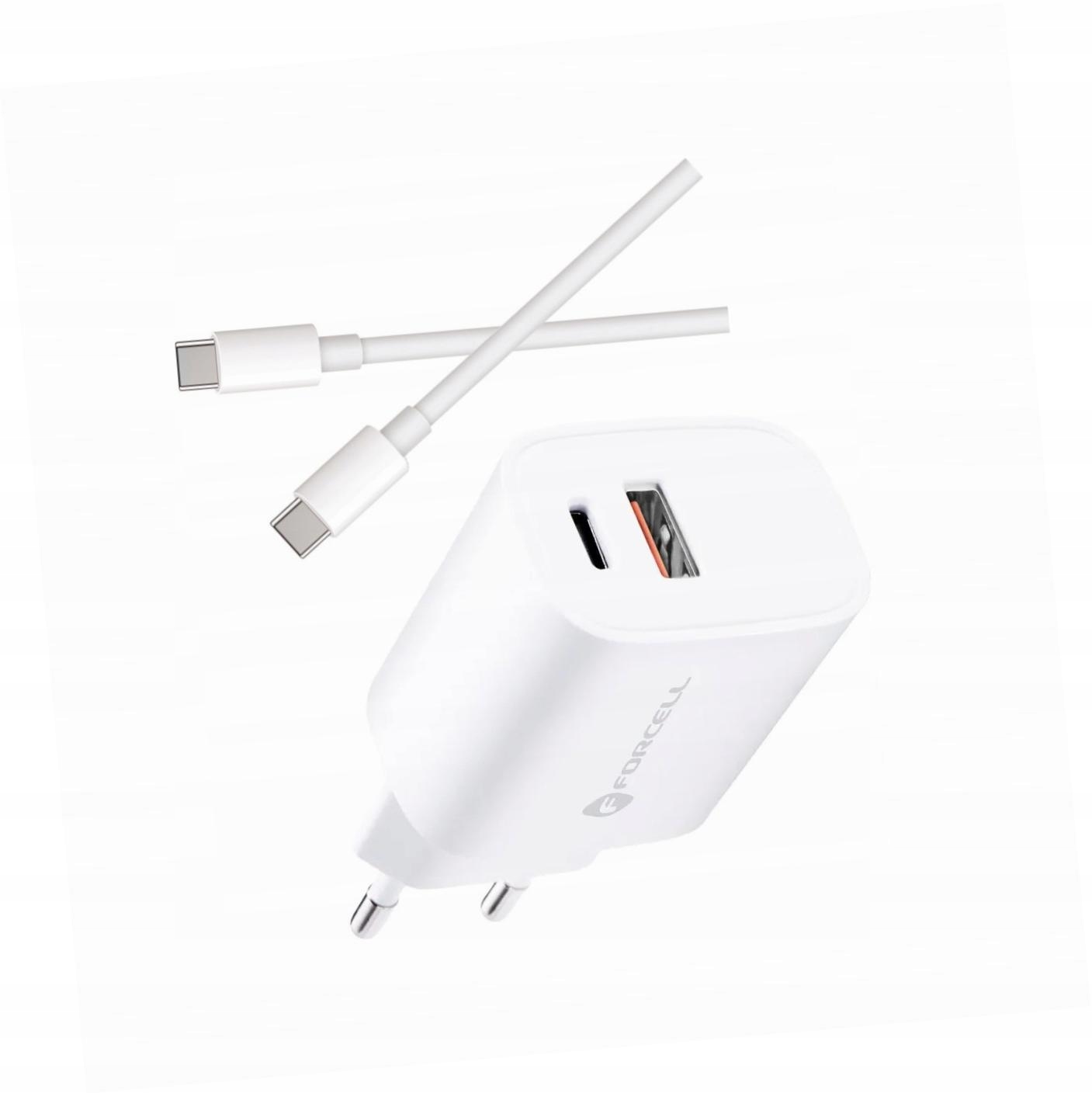 Szybka ładowarka 30W 2 wejścia z kablem Usb-c do Samsung Galaxy S22