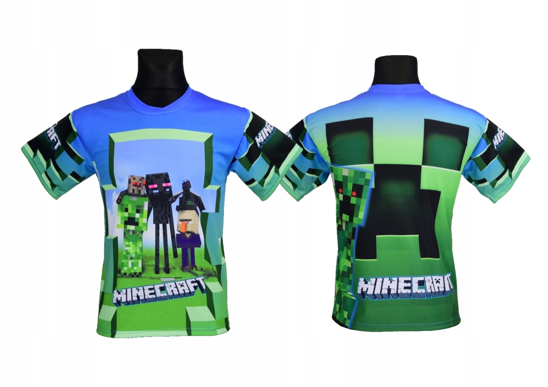 

koszulka Minecraft dziecięca t-shirt M2 rozm. 122