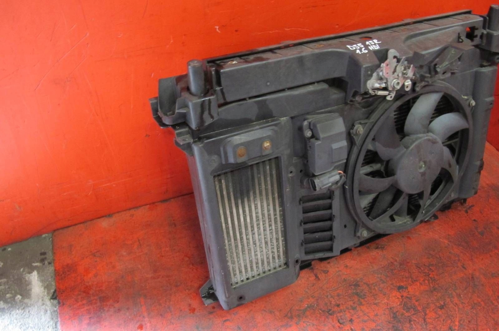 CITROEN DS5 1.6 HDI 9HD support panel for radiators radiator fan KOMPLET