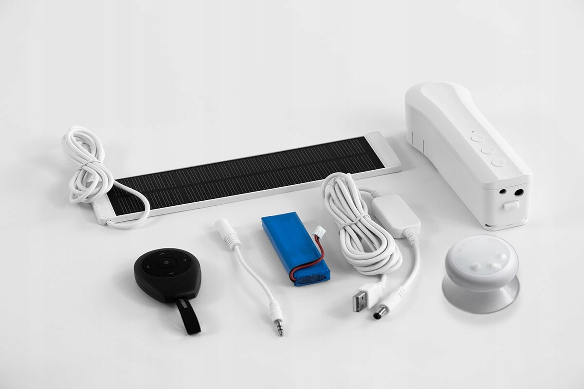 Napęd Silnik Rolety Panel Solarny Czujnik Światła