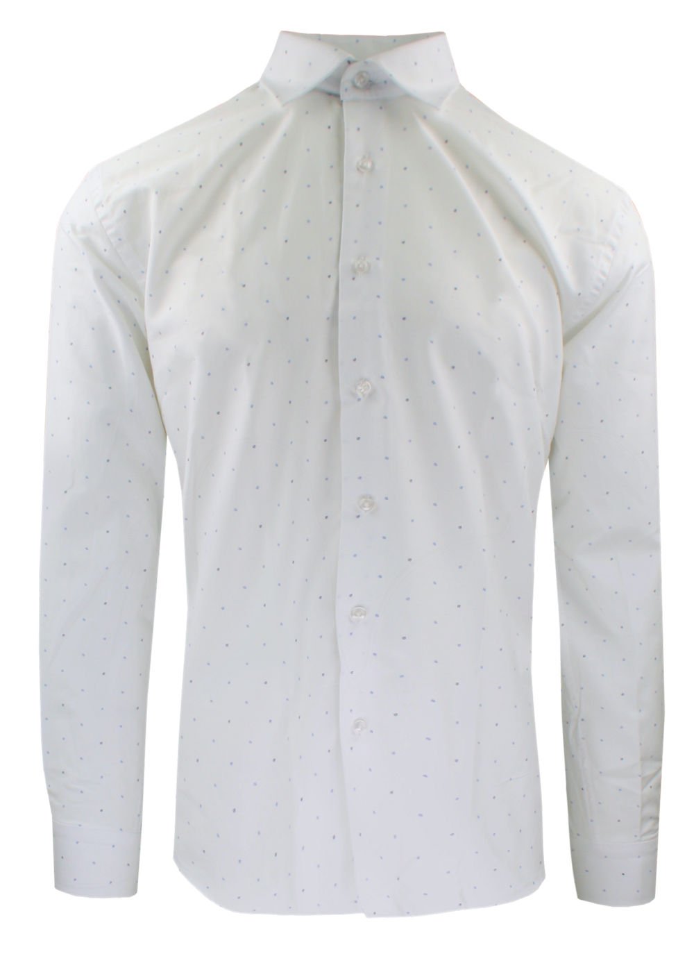 Grarniturová košile -Quickside- Bílá, Groszek Vypasovaná 42/182-188