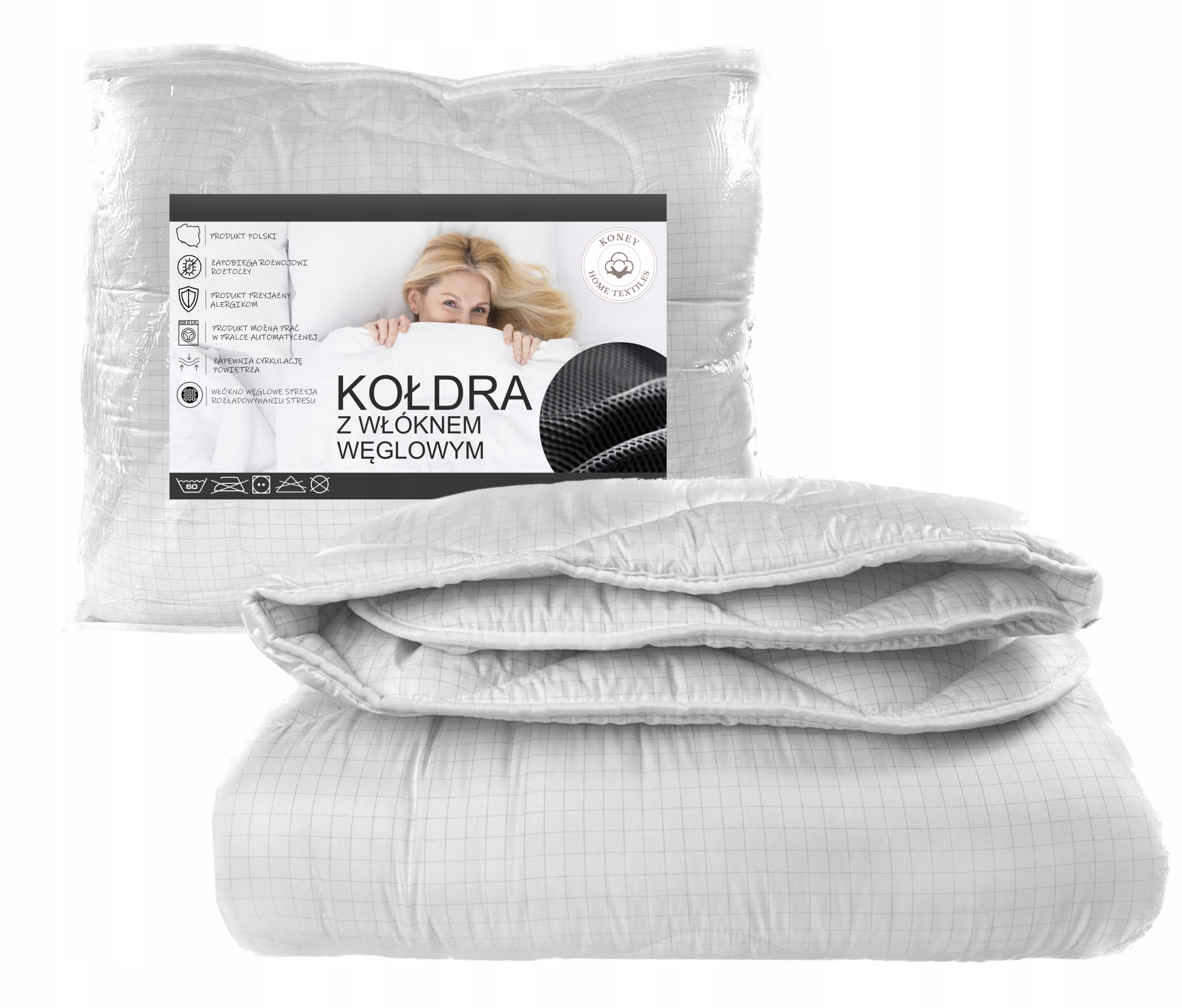 Přikrývka 200X220 Antistresová S Uhlíkovým Vláknem Premium Kufr Koney