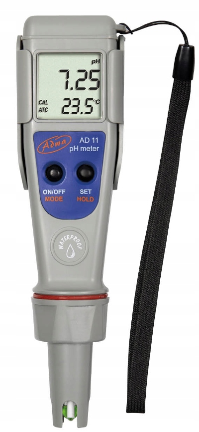 Miernik pH i temperatury Adwa AD11 2-16 pH +-0,1pH