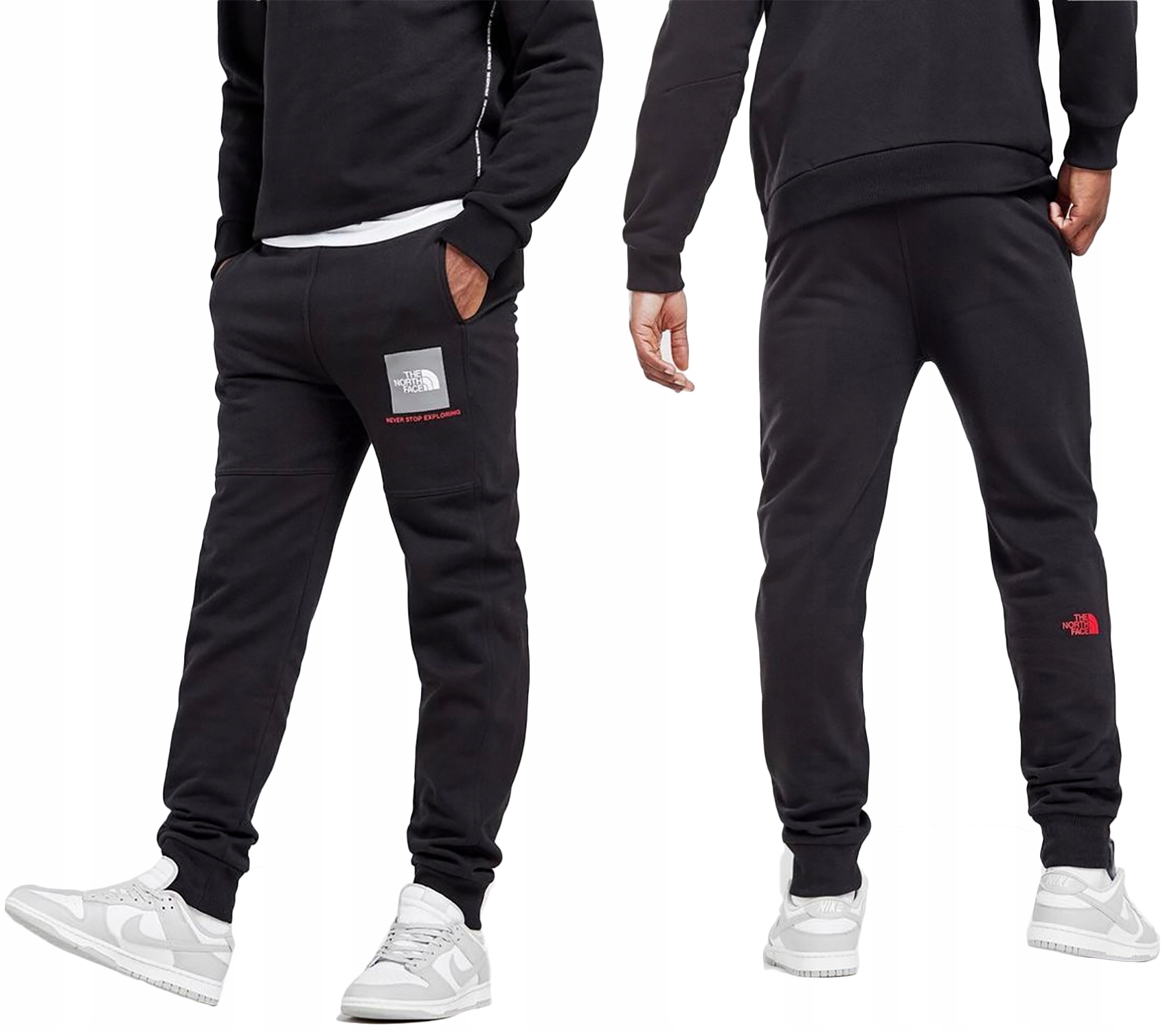Spodnie Dresowe męskie The North Face sportowe dresy bawełniane joggery