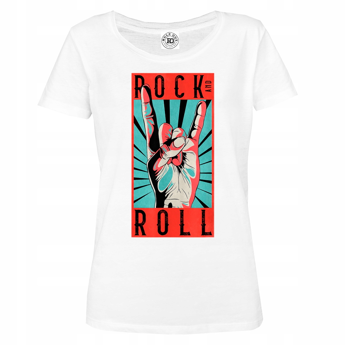 

Damska Koszulka Muzyczna Dla Muzyka Rock And Roll