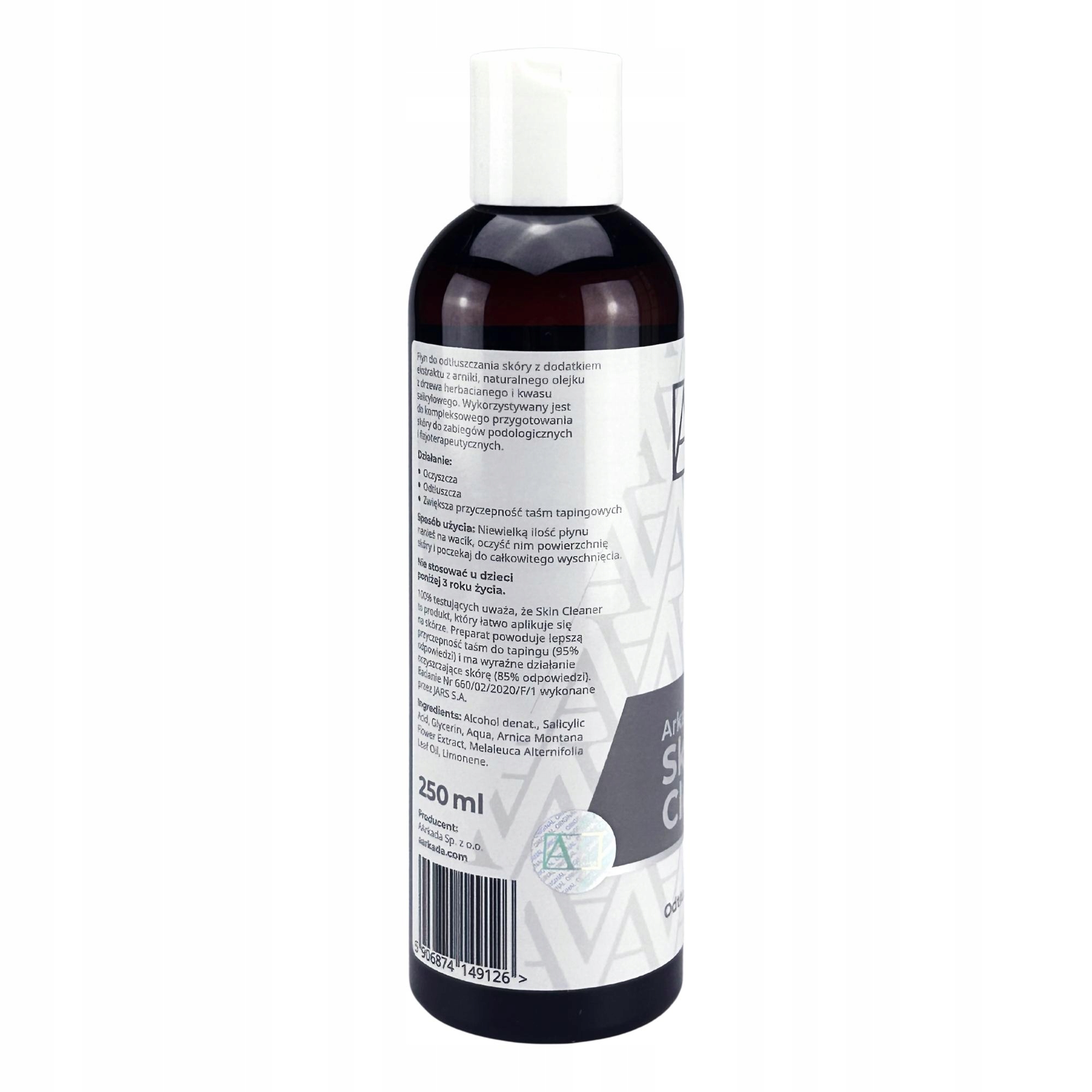 Aarkada Skin Cleaner odtłuszczacz do skóry 250 ml Zakres pojemności 250-499 ml