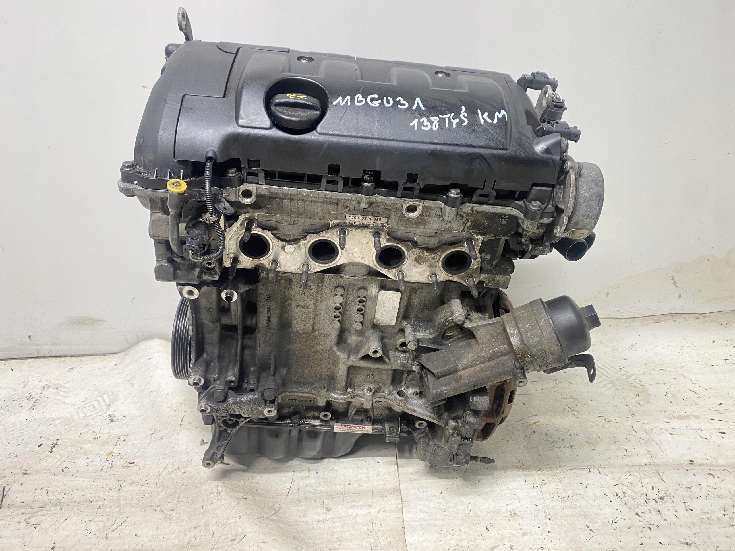 engine PEUGEOT CITROEN 1,4 16V VTI MBGU31
