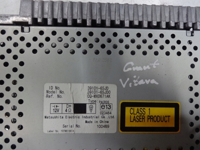 SUZUKI GRAND VITARA 2 II 05-10r RADIO CD MP3 Producent części Suzuki OE