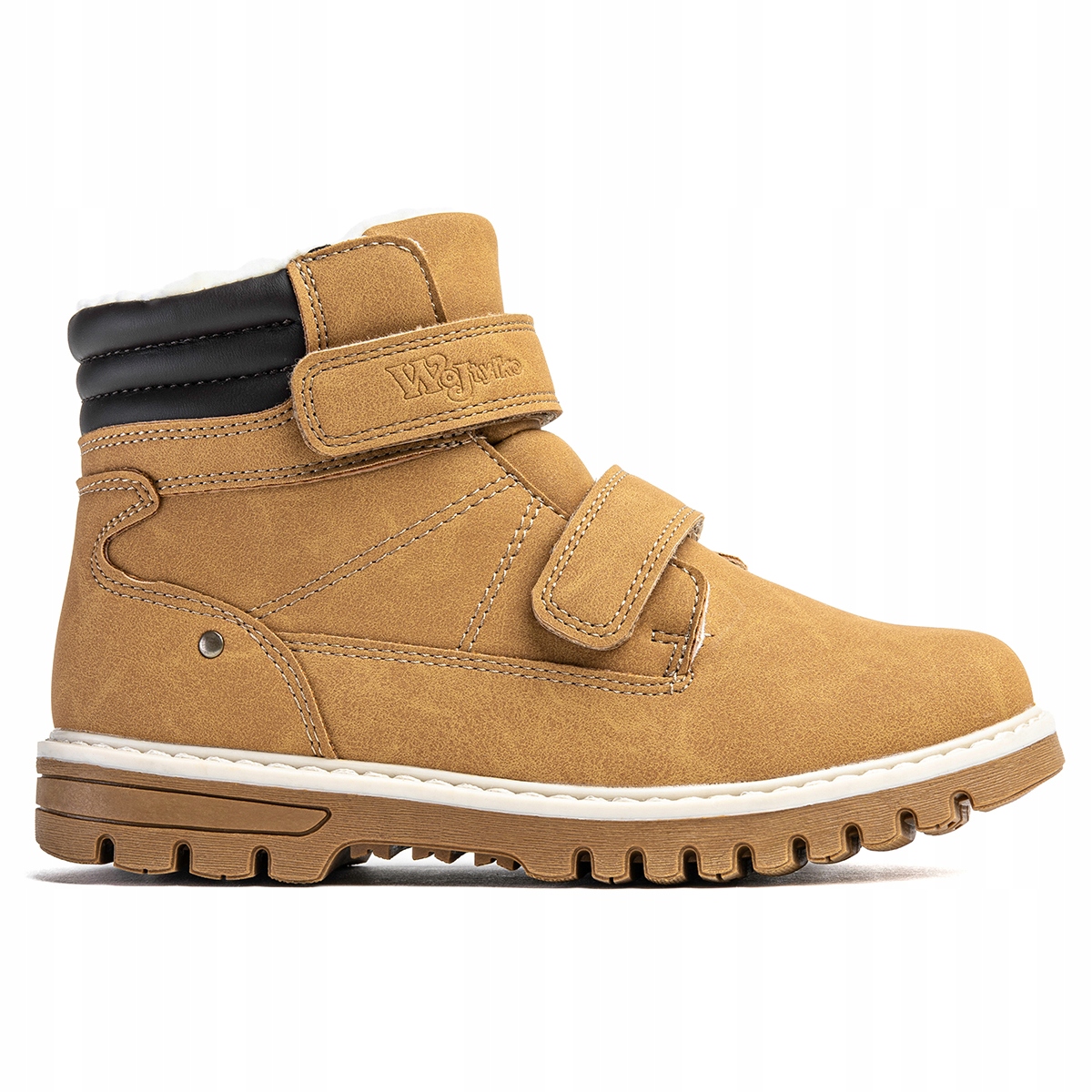 Trzewiki trapery ocieplane BIEŻNIK rzepy Wojtyłko