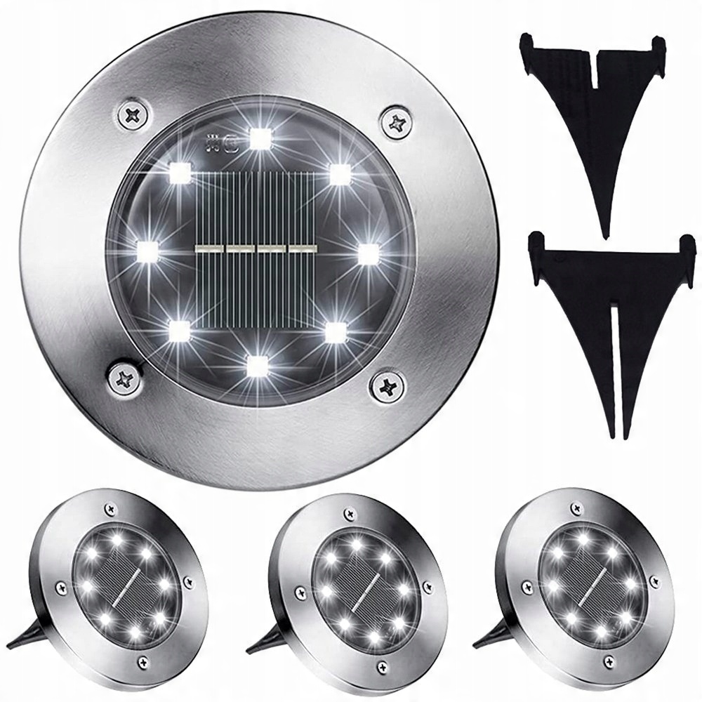 

12 szt lampki Solar Grunt Led, gruntowe, wbijane