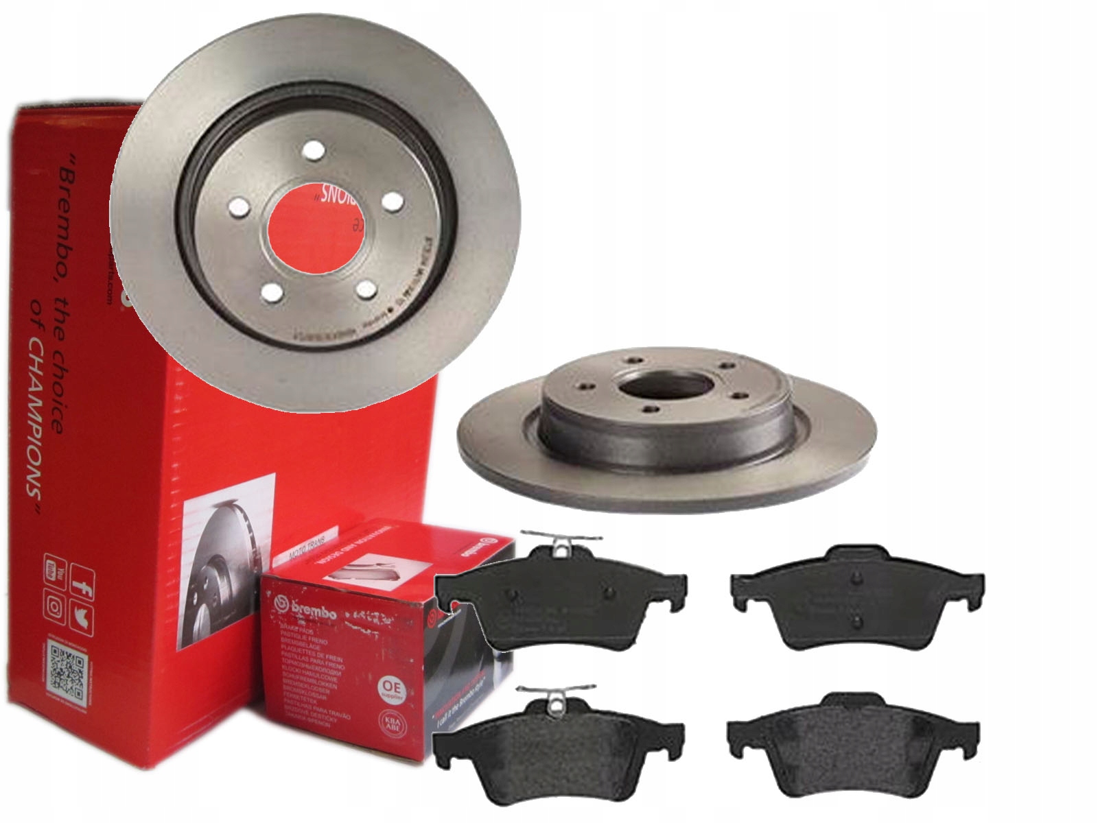 

Tarcze Klocki Brembo Tył Volvo C40 C30 V40 V50 II