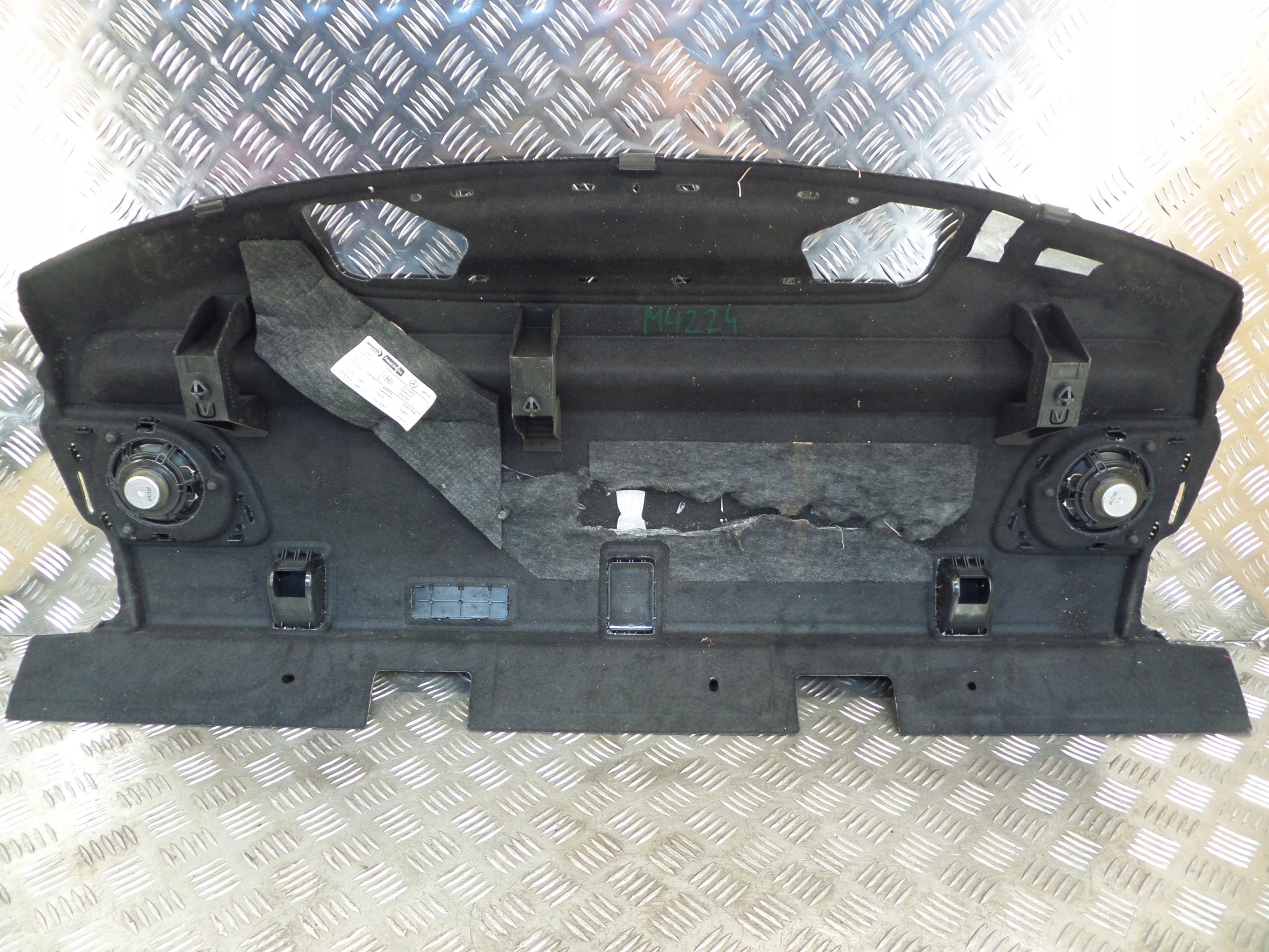 MERCEDES W205 sedan plato rear part rear black