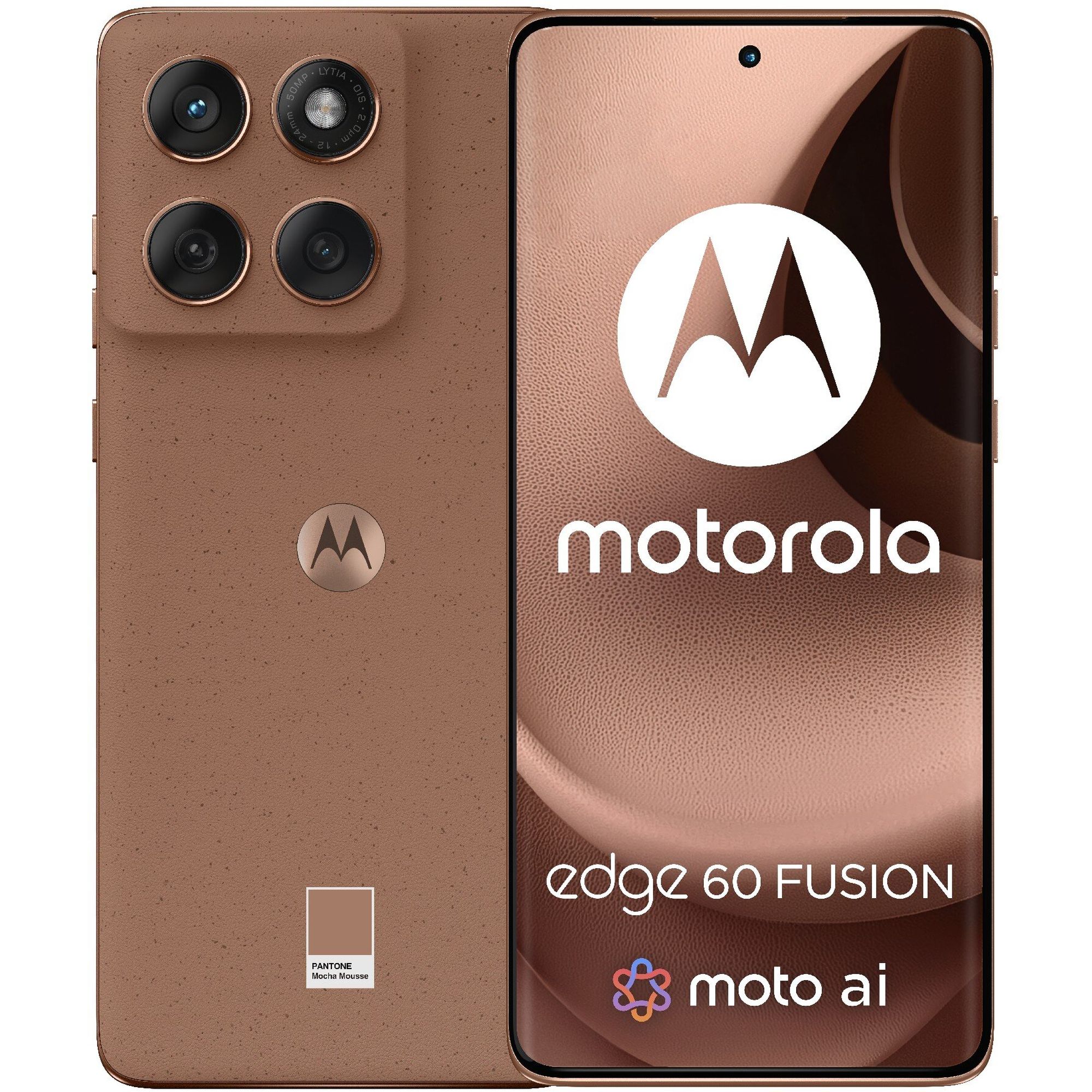 Smartfon Motorla edge 60 fusion 8/256GB 6,67” 120Hz 5G Pantone Mocha Mousse