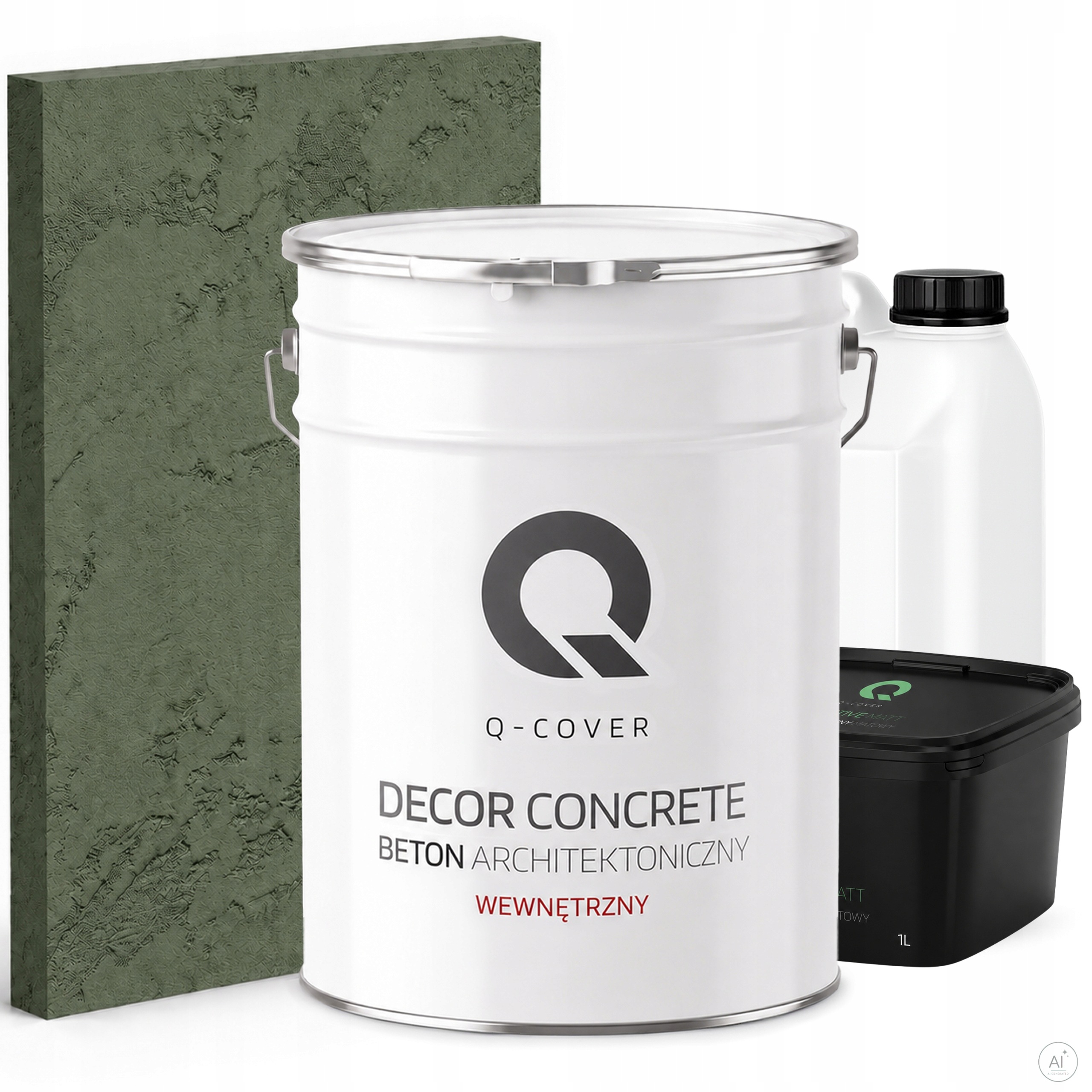 Architektonický Vnitřní Beton Set Zelený Tmavý F466 19kg 10m2
