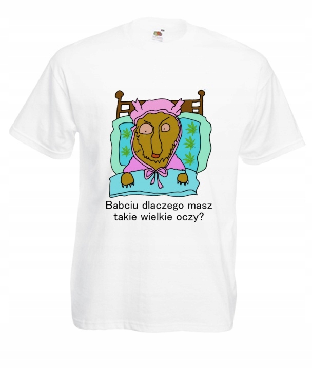 

Koszulki Męskie Czerwony Kapturek Babcia gandzia