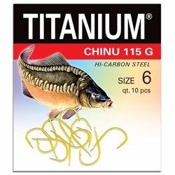 D Haczyk Titanium Chinu 115G #6 10szt Robinson