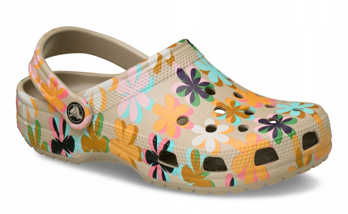 Crocs 213234-2NM Classic Retro Summer Clog barevné nazouváky W7 37-38 Květiny