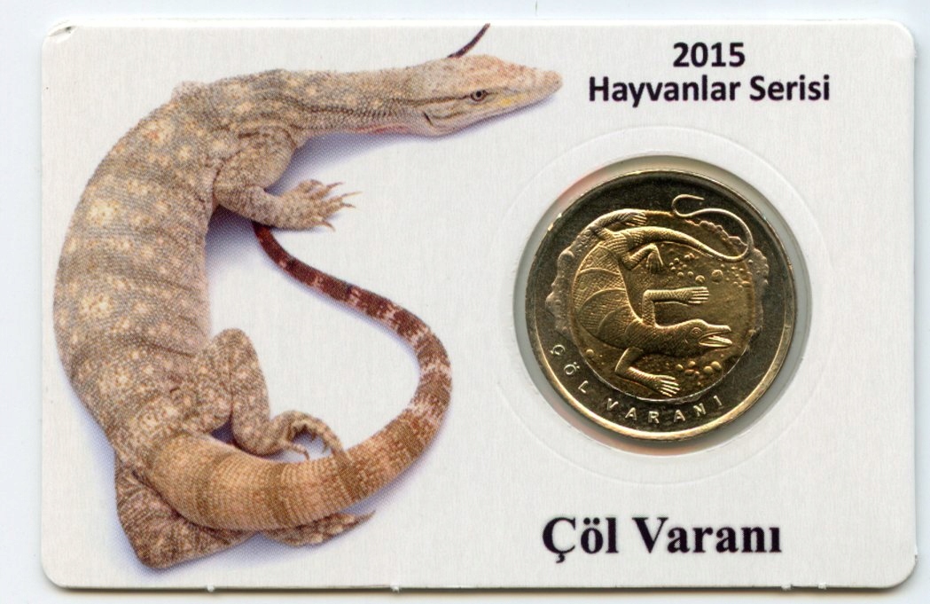 TURCJA 1 LIRA 2015 UNC WARAN
