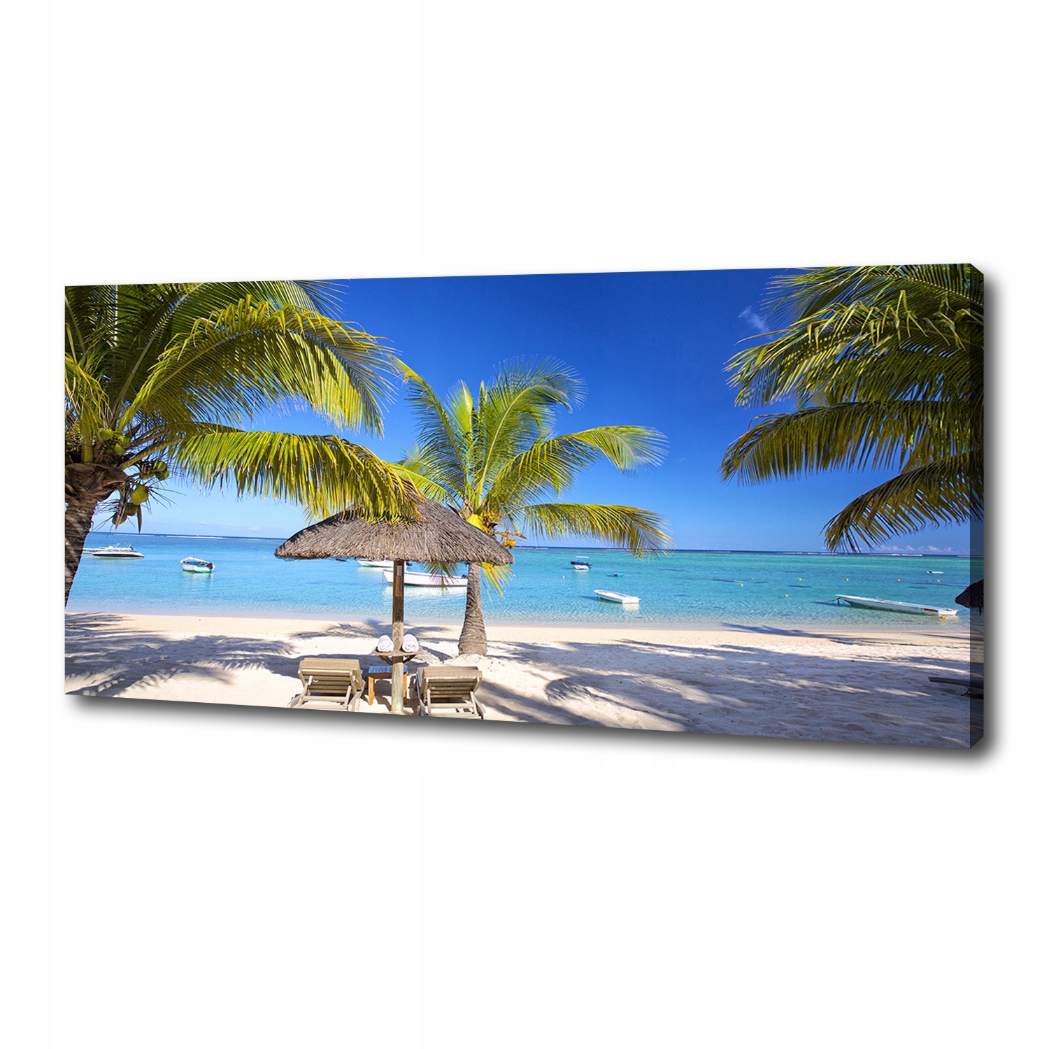 

Foto obraz na płótnie Plaża Mauritius 125x50 cm