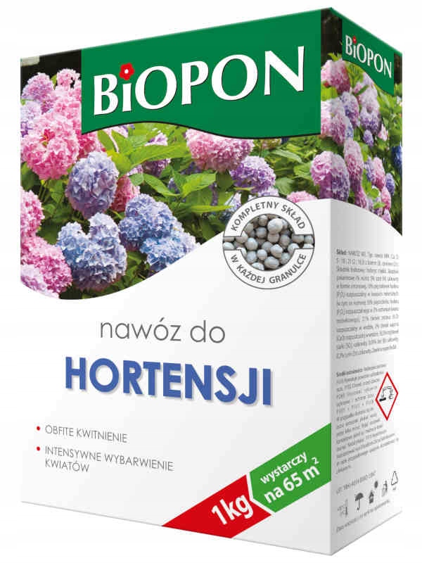 

Biopon Nawóz do Hortensji 1 kg karton