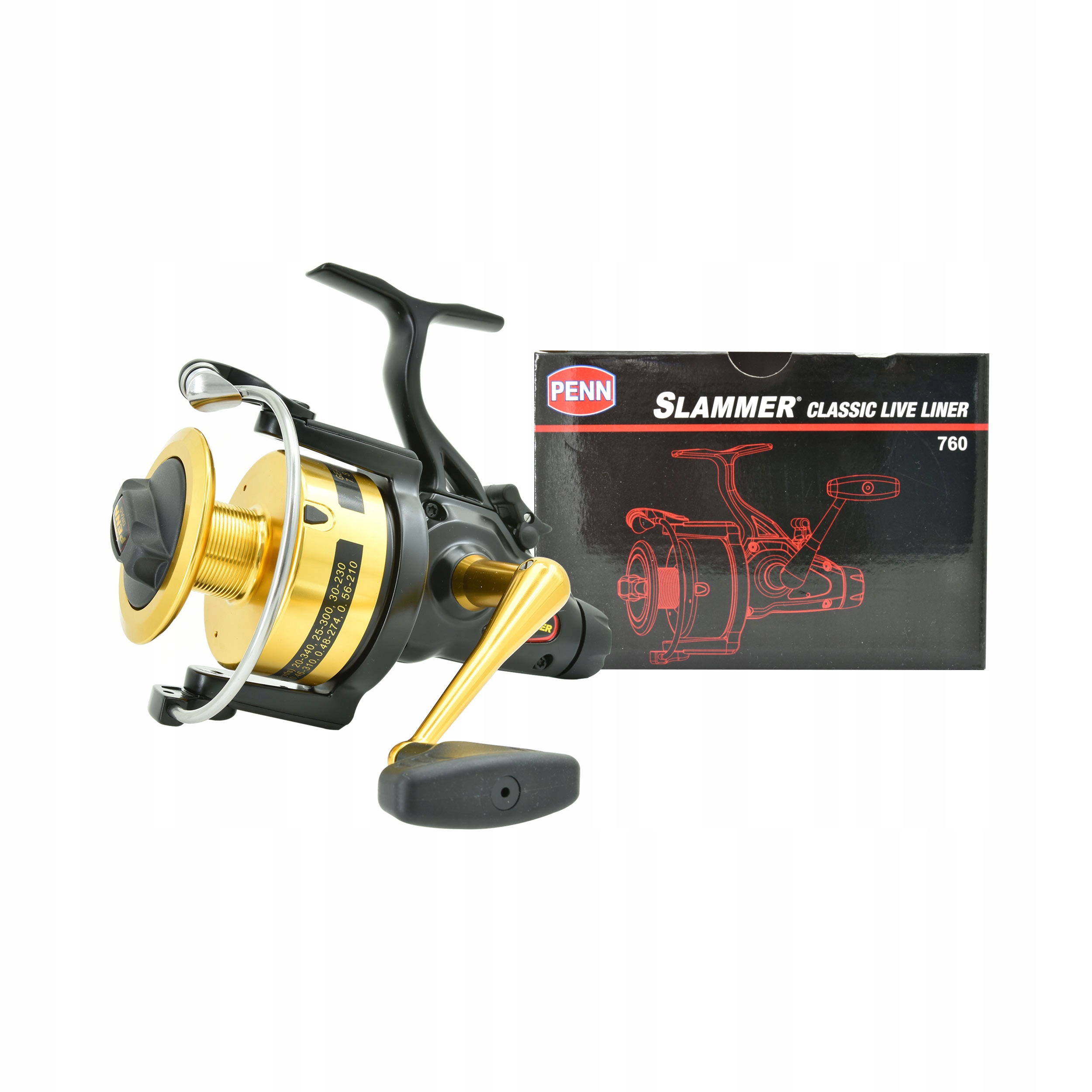 Kołowrotek karpiowy Penn Slammer Classic Live 760 5BB+1RB
