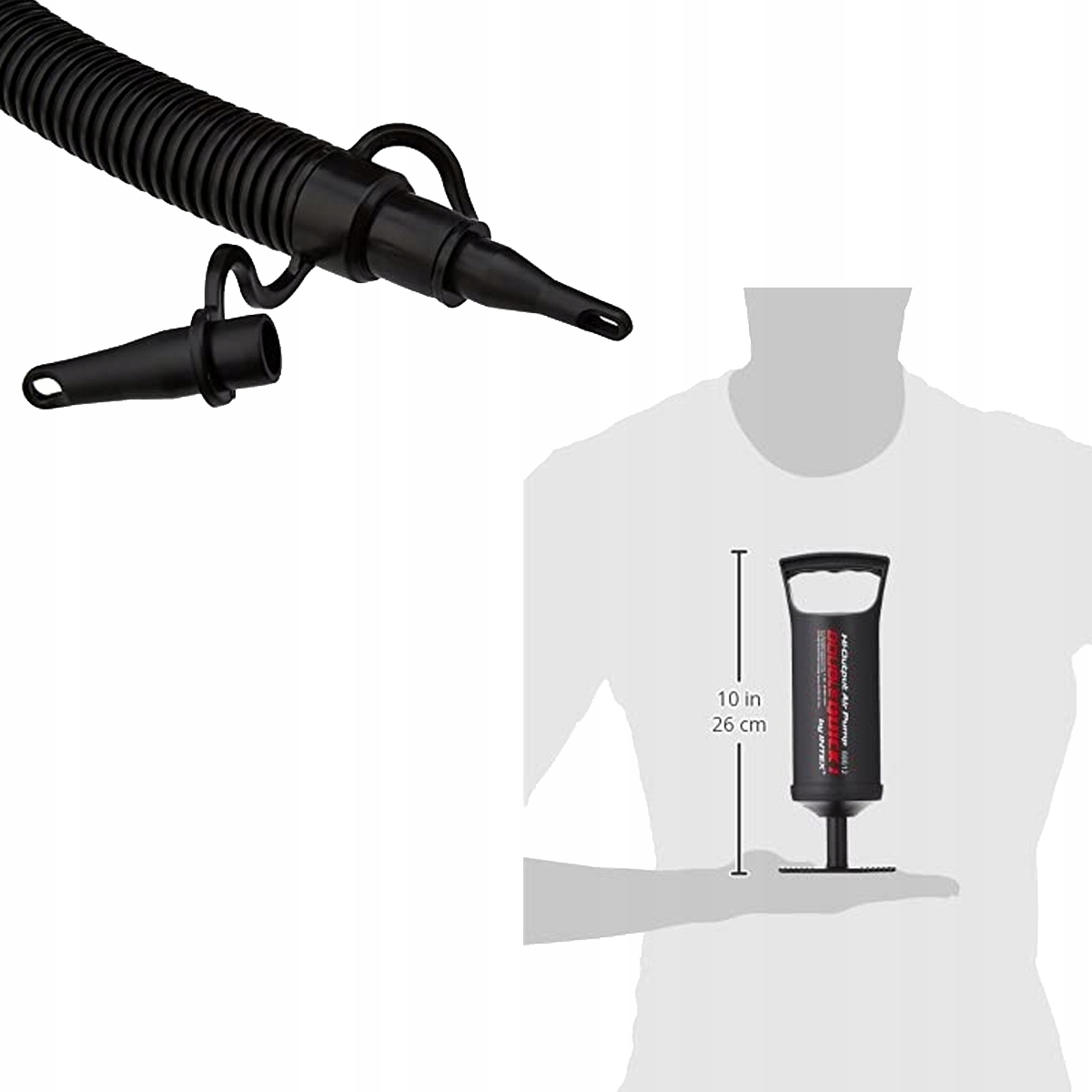 POMPKA TŁOKOWA RĘCZNA INTEX DO MATERACA PONTONU Model 29cm