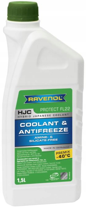 

Ravenol Hjc Protect FL22 płyn do chłodnic 1.5L