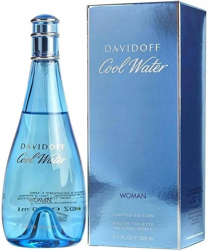 Perfumy Damskie Davidoff Cool Water Edt 200 ML. Oryginał Folia