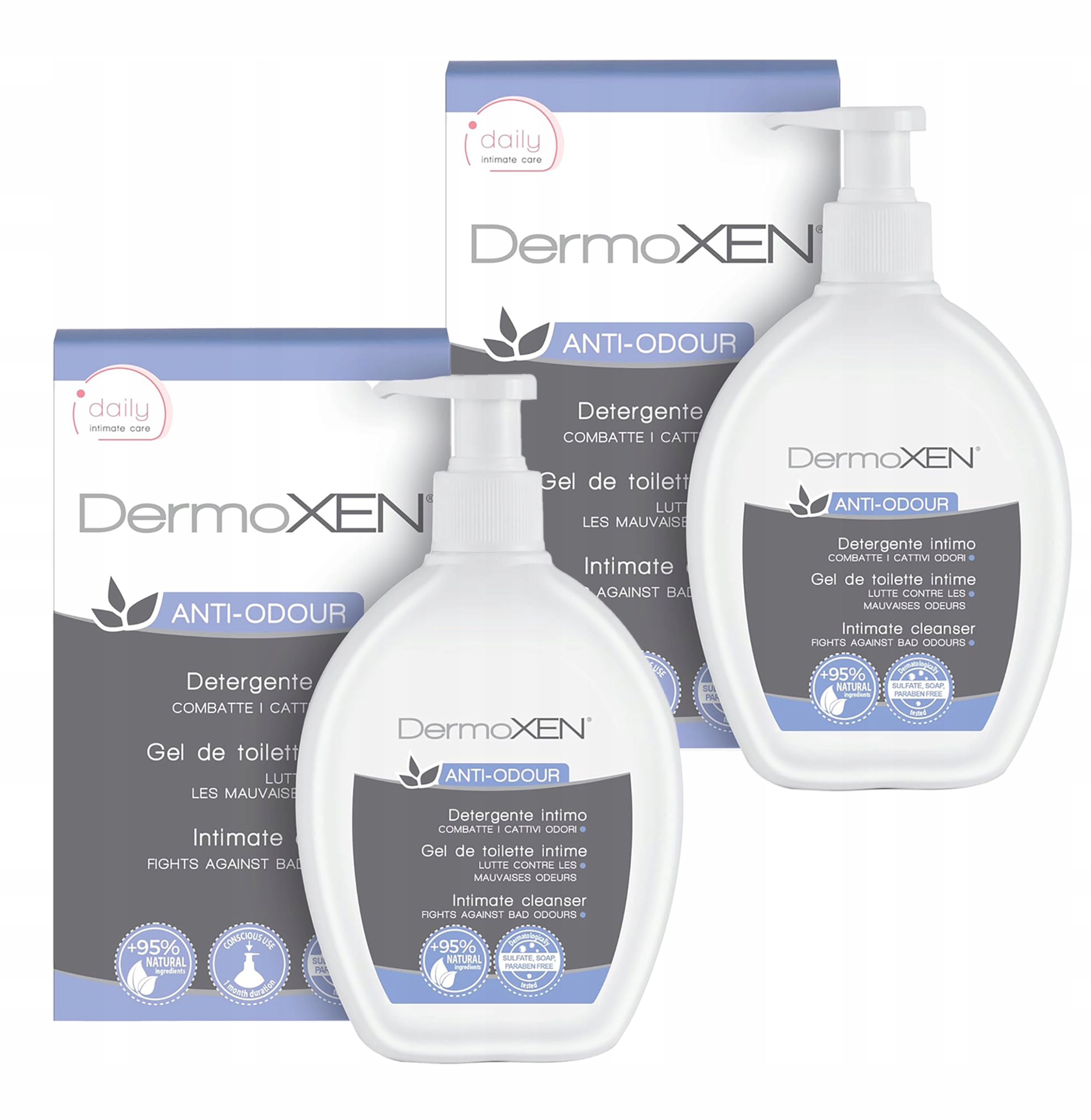 Osvěžující gel pro intimní hygienu proti zápachu DermoXEN, 200 ml