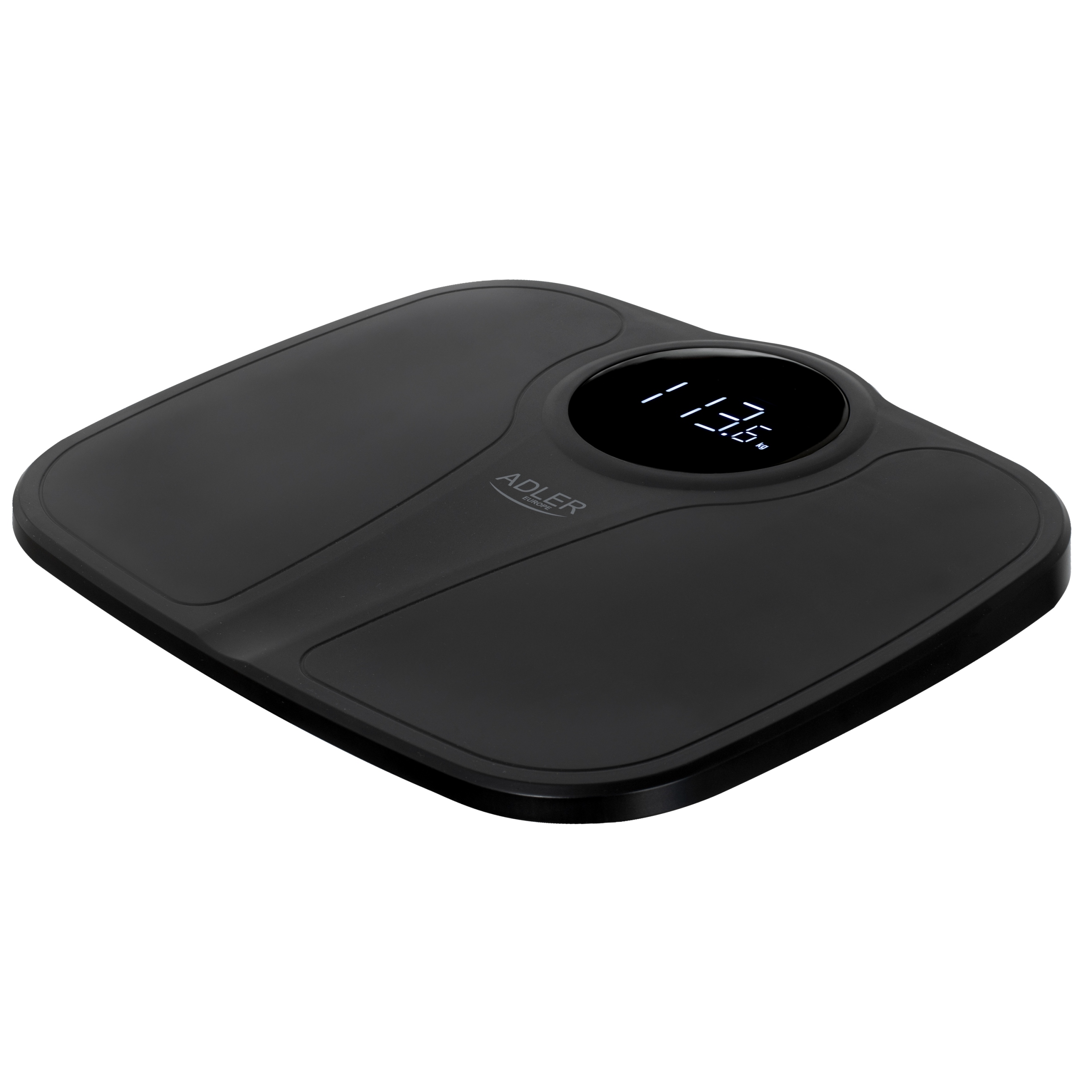 Waga Łazienkowa AD 8172 Black - 180kg, Dokładna, LED, Automatyczna