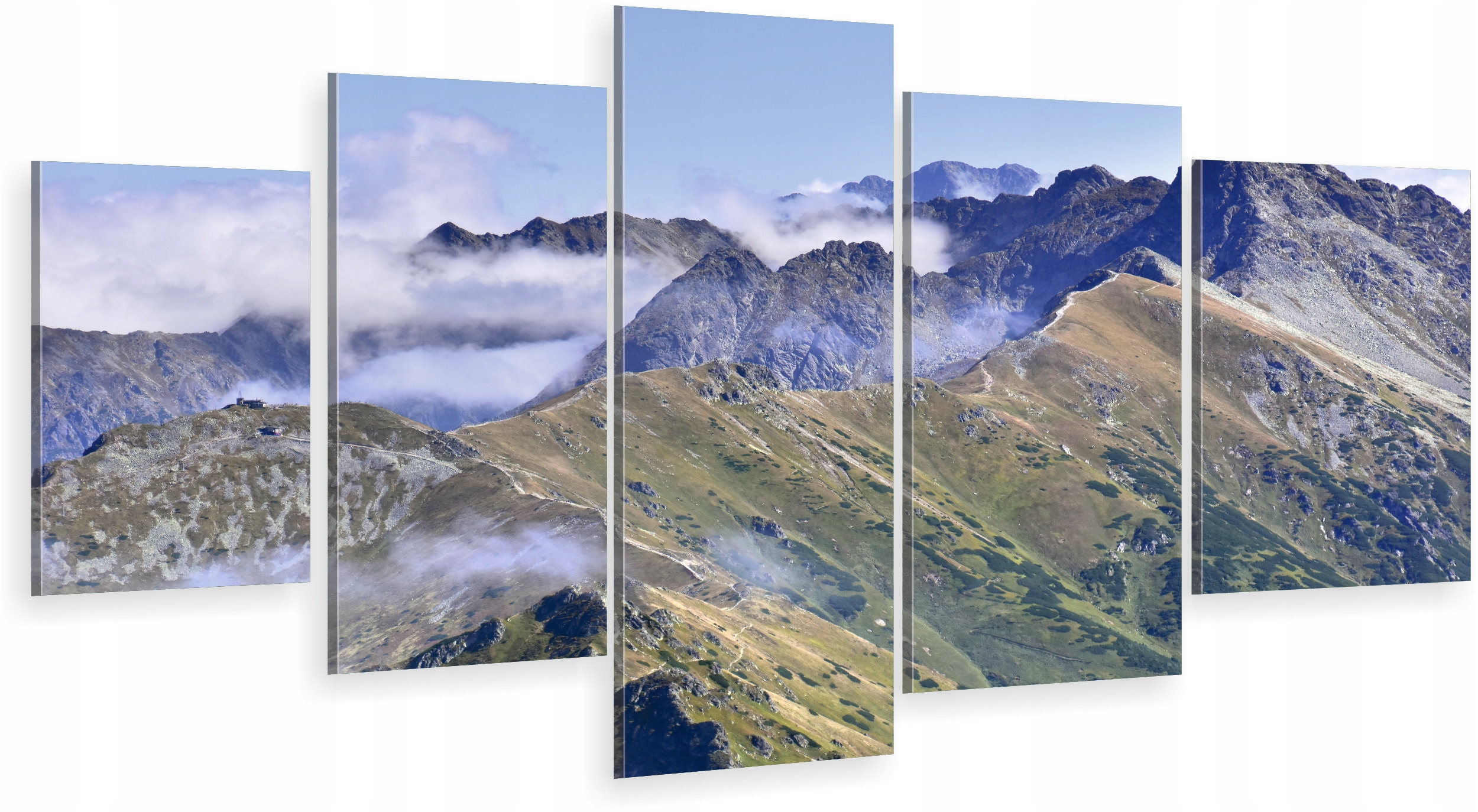 

Tryptyk 5-CZĘŚCI Obraz Obrazy tatry wysokie widok