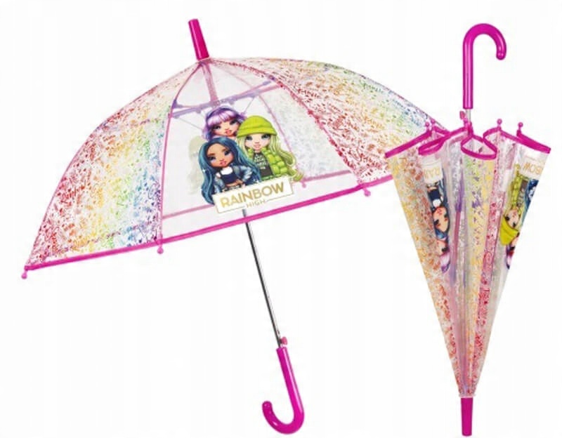 

Parasolka przezroczysta Perletti Rainbow High
