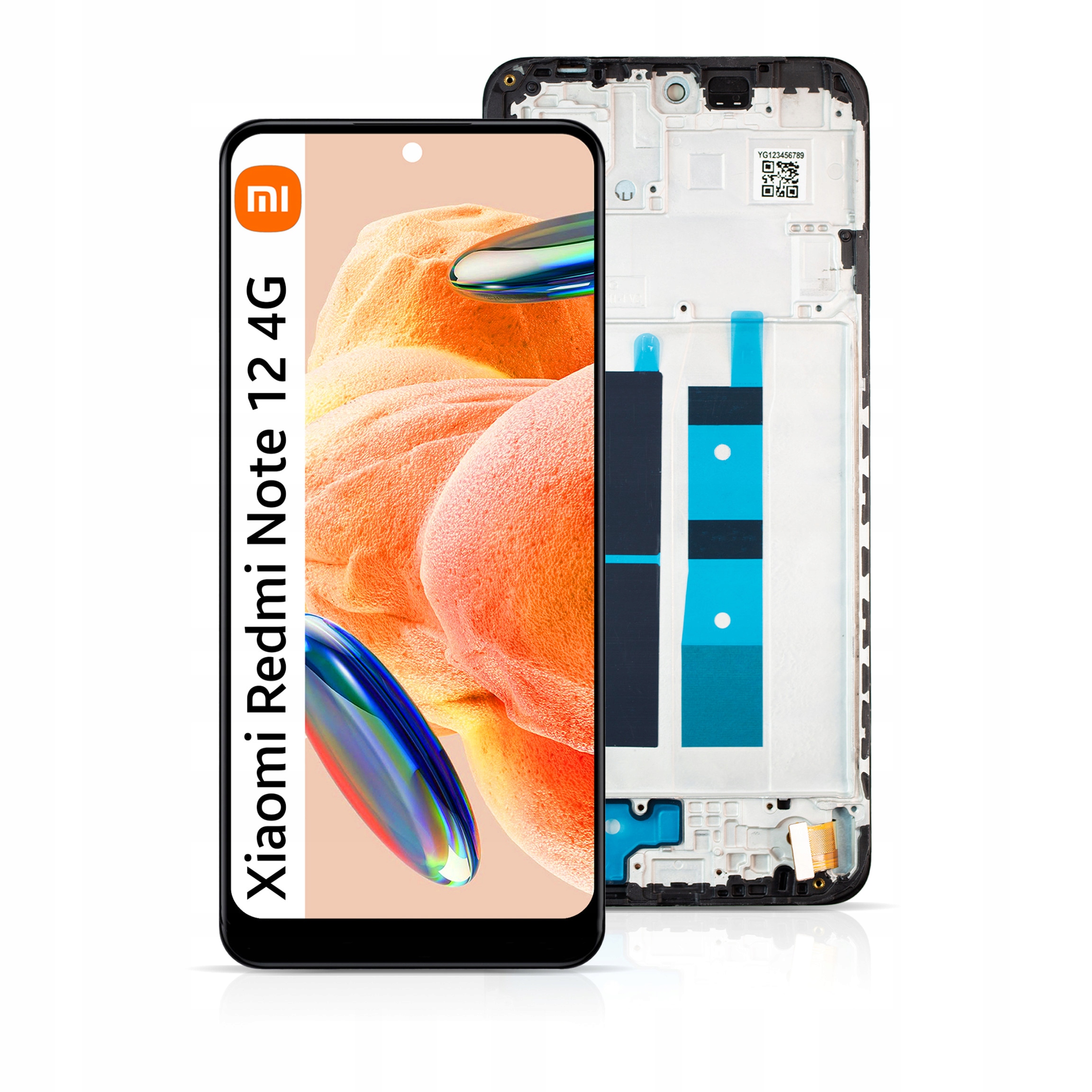 Displej s rámečkem pro Redmi Note 12 4G Incell Display LCD panel