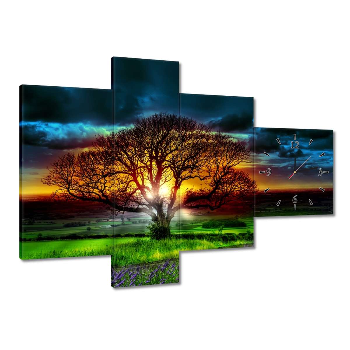 Hodiny 100x70 Strom života