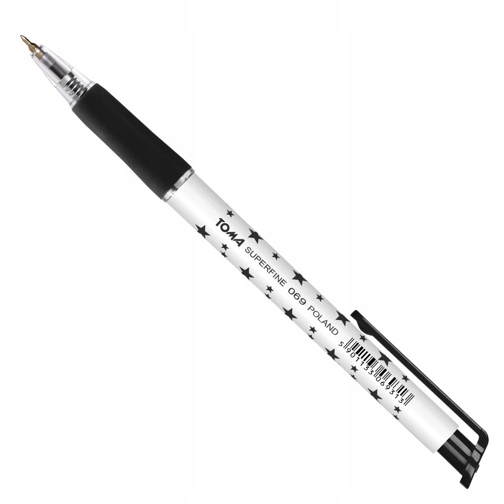 DŁUGOPIS Automatyczny TOMA SUPERFINE Czarny