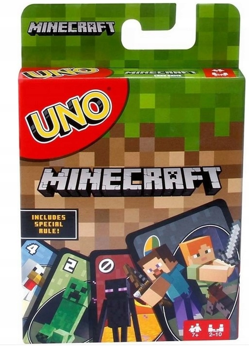 Gra W Karty Minecraft Uno FPD61 Mattel